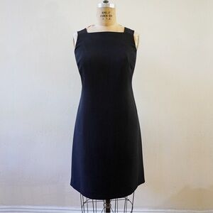 Vintage 90s Liz Claiborne Black Dress